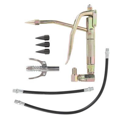 7-teiliges Fettpressen-Düsen-Set Starke Metall-Luftfettpressen-Kupplung mit 230 mm 400 mm Schlauch für