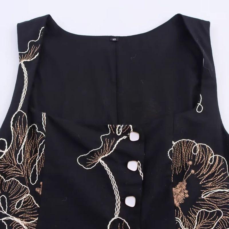 Araltay Autumn New Women's Clothing Fashion Style Fashion All-Match Flower Embroider Jumpsuit 8413717