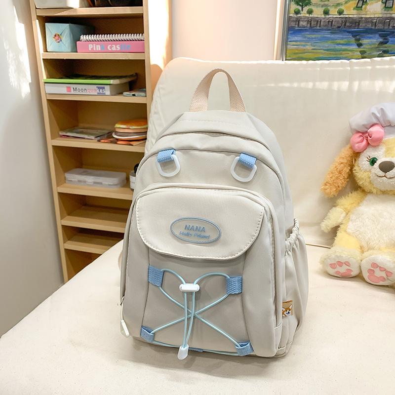 Colored Middle School Student Schoolbag Women's Campus Backpack Large Capacity Travel Backpack