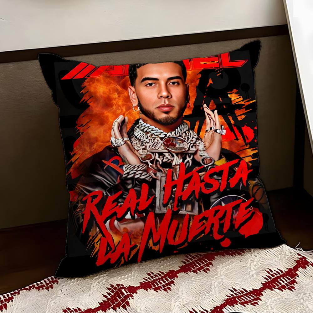 Rapper AAnuel AA Cushion Cover Reversible Soft Durable Pillow Cover Home  Car MultiScene Use for Daily Comfort