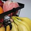 2 Tier Countertop Fruit Basket for Kitchen Sturdy Metal Vegetable Storage Bread Bowl Stand Wire Organizer for Potato Onion