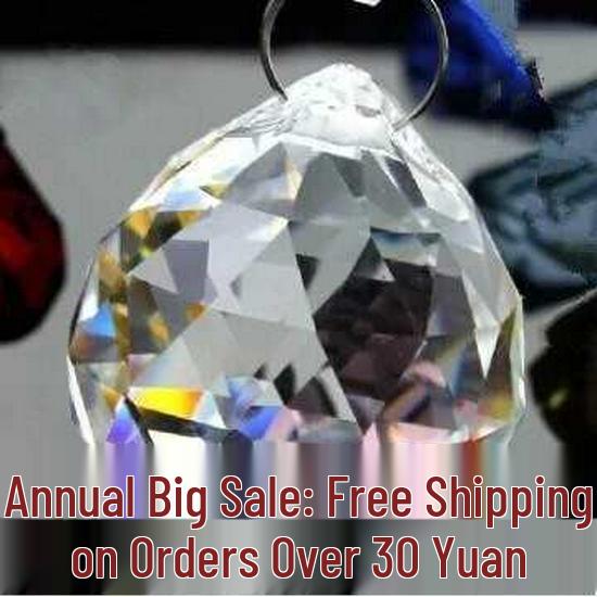 K9 Crystal Beaded Door Curtain Pendant & Lighting Accessory, 30-40mm Loose Beads, DIY Hanging Ball by Leidezhu.