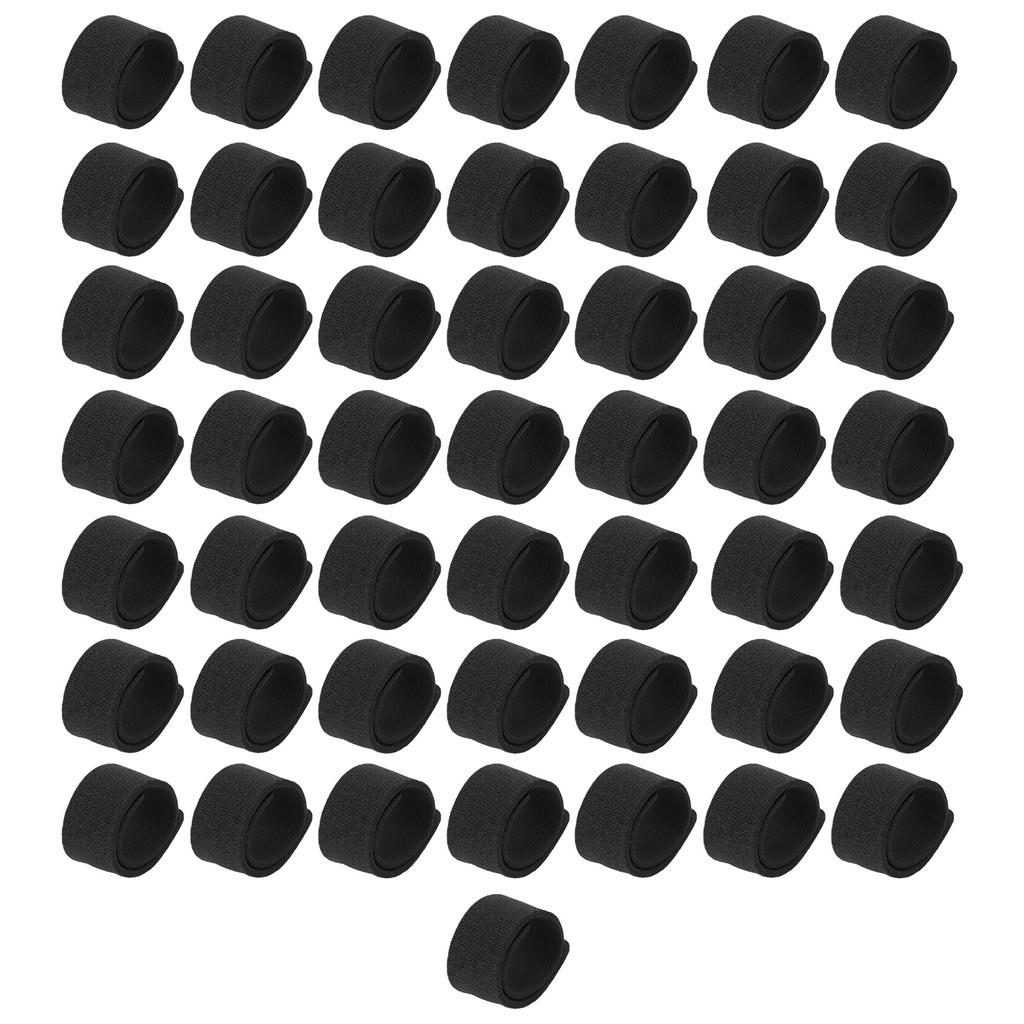 50 stk Fiskestenger Belte Elastiske Stropper Fiskeredskap Bånd Kabel Baitcasting Spinnstang