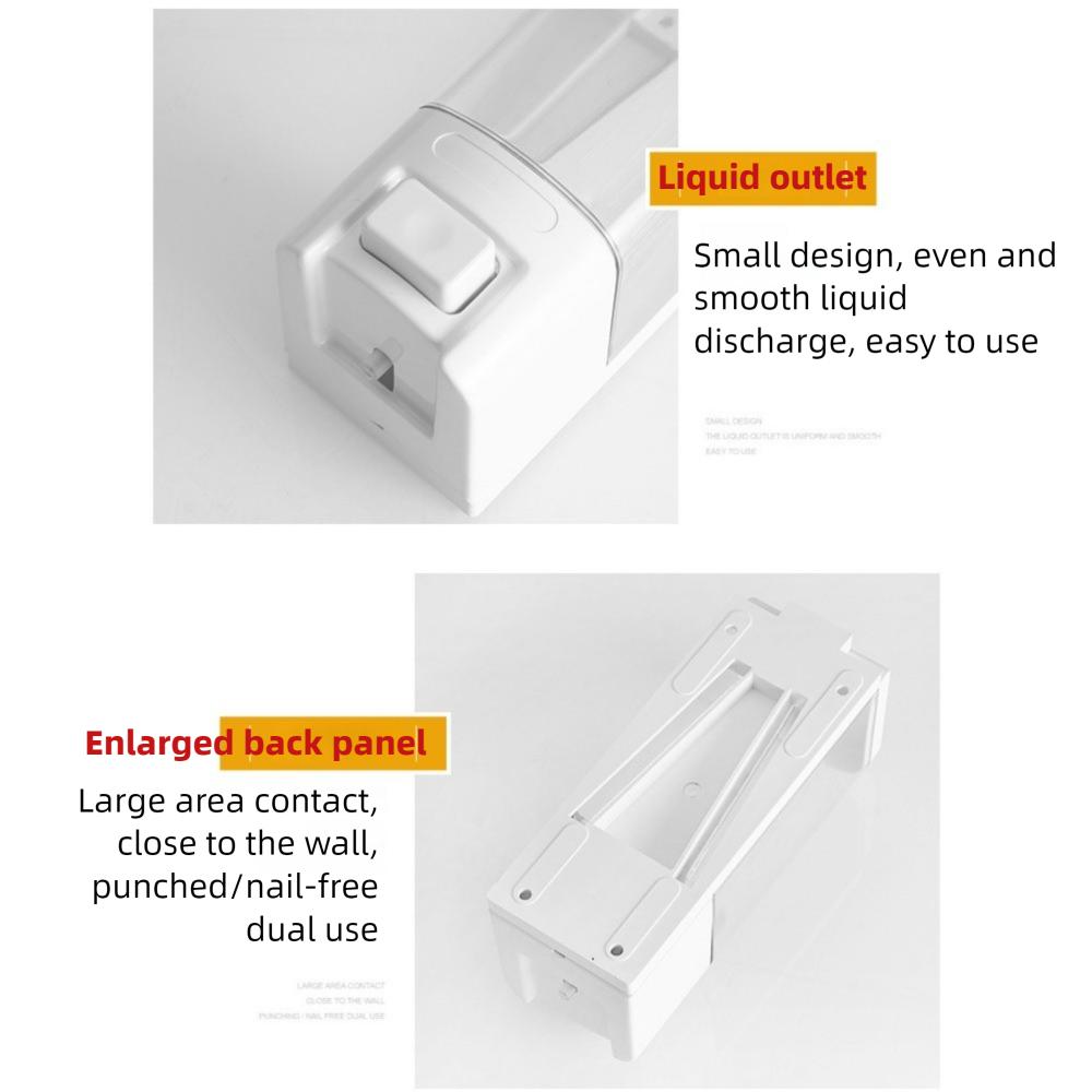 1/2/3Pcs Large Capacity Soap Liquid Dispenser Shampoo Dispenser Bottle  Bathroom Accessories