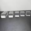 5pcs Transparent Acrylic Column Display Stand 3D Square for Dessert Cake Merchandise Cosmetics Jewelry Bases Decor Accessories