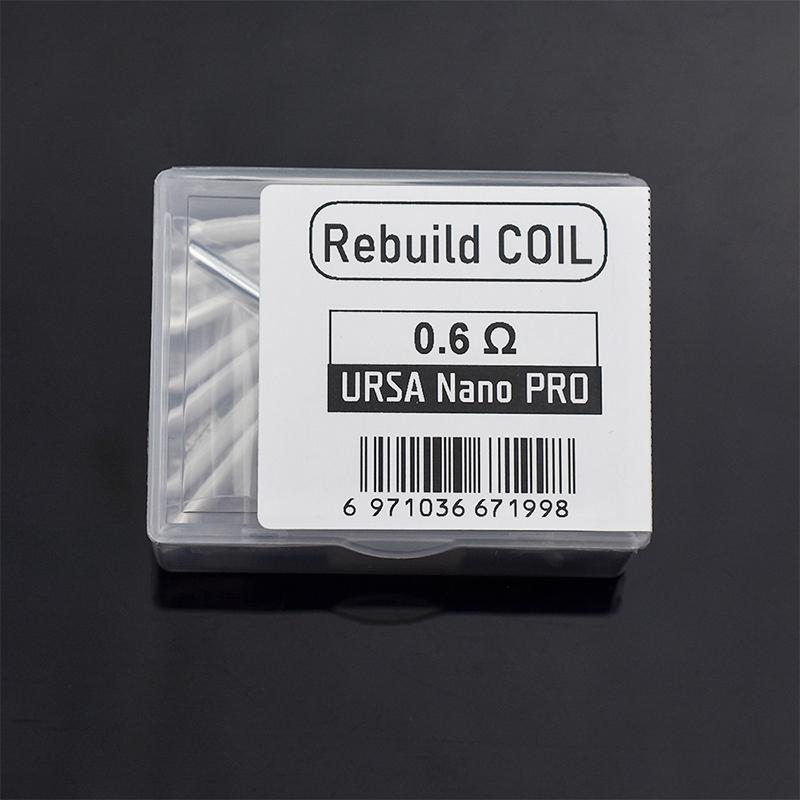 Diy Tool Rebuild Kit Mesh Coil Resistance Wire Replacement Accessory For Ursa Nano Pro 0.6/0.8/1.0/1.2Ohm
