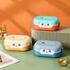 Portable Hermetic Lunch Box 2 Grids Children School Student Bento Box Food Vegetables Containers Leakproof Sealed Lunch Boxes