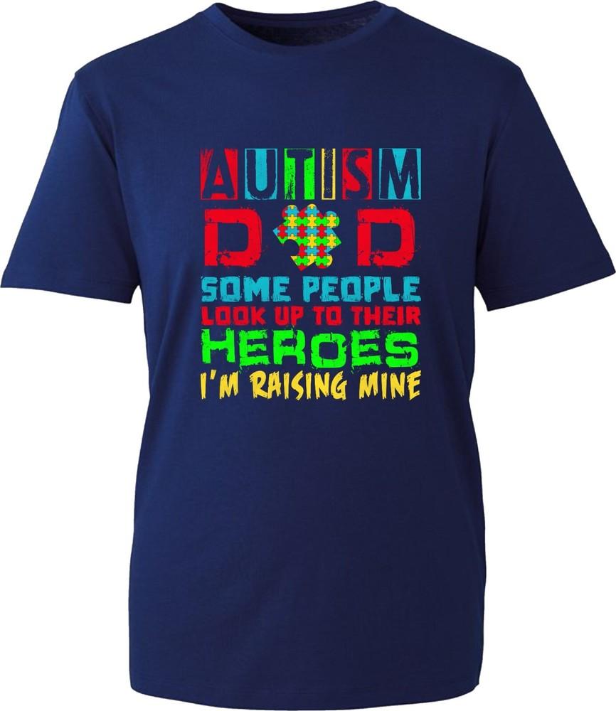 Autism Awareness Fathers Day TShirt Autism Dad Grandpa Birthday Unisex Tee Top S