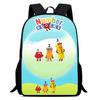 Digitale Bausteine Numberblocks Schultasche Hochauflösend Multifunktional Oxford Leichter Rucksack