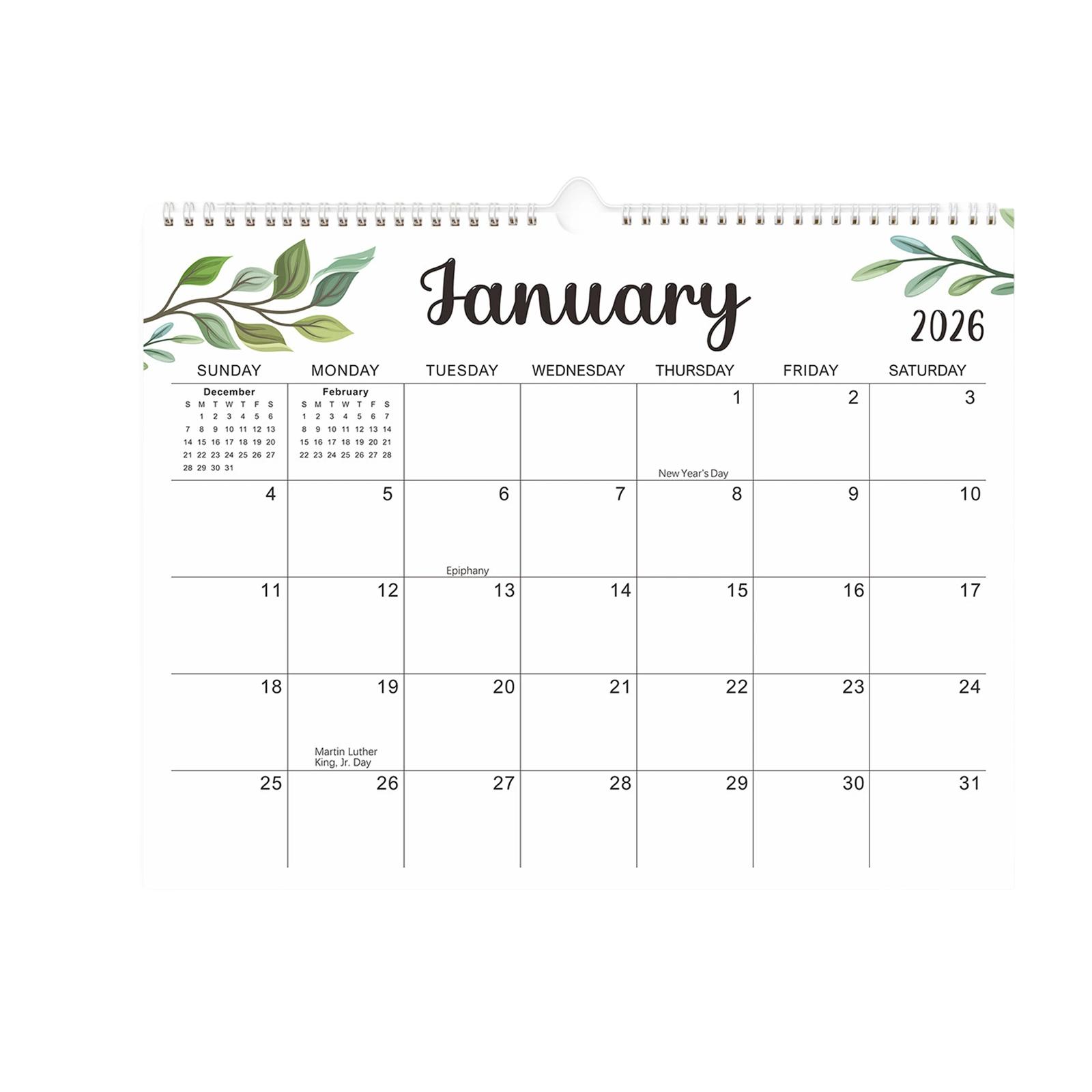 

English Calendar For 18 Months, And Creative Desktop Planner One Size белый