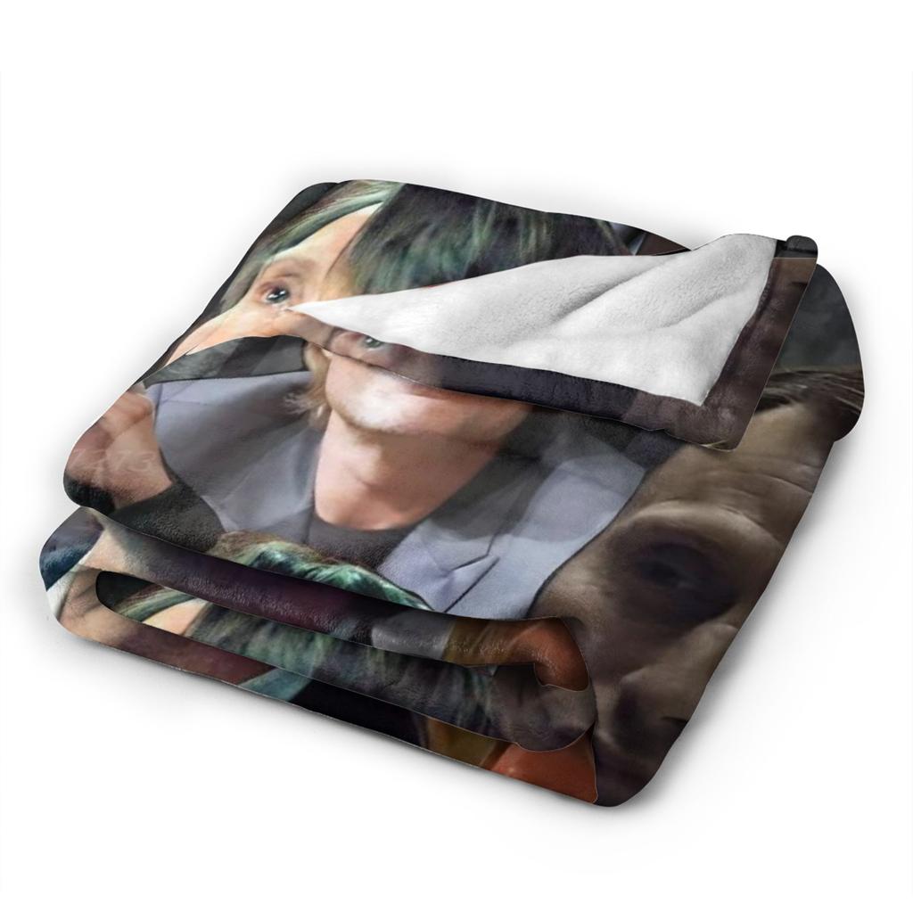 Mads Mikkelsen Blankets  Camping Flannel Bedding Throws For Couch Chair Warm Soft Design Quality Bedspread Gift Idea