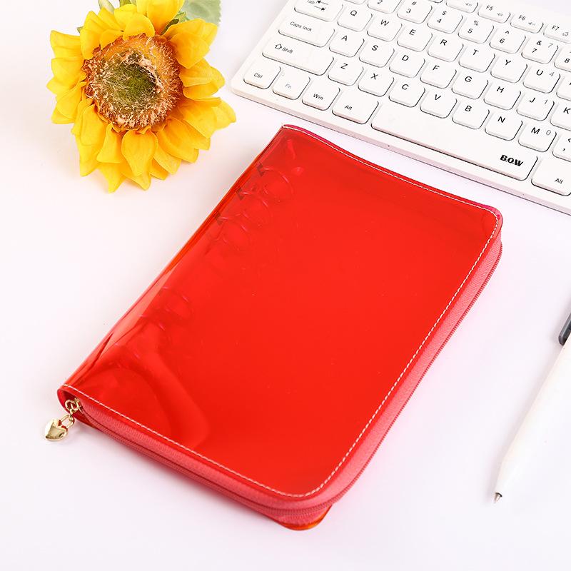 A6 Hand Zip Bag Marble Loose Leaf Binder Notebook Inner Core Cover Note Book Planner Office Stationery Supplies