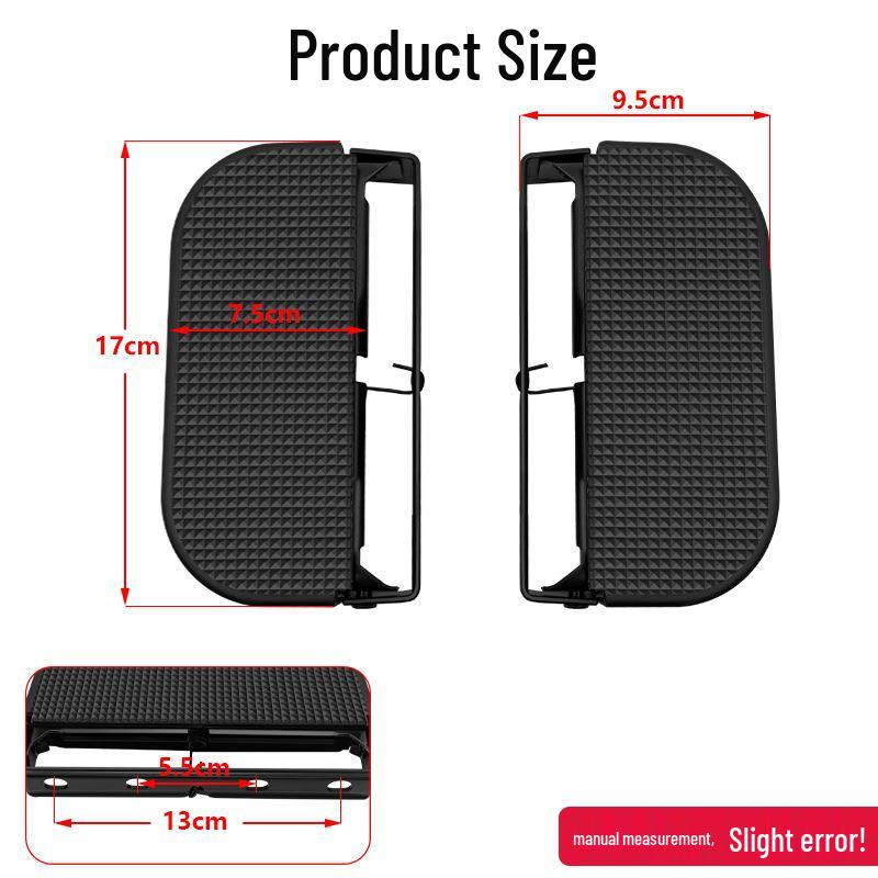 Black Knight Zhi Mai Electric Vehicle Anti-Slip Front Pedal for Racing Pigeons, Load-Bearing Guardrail Foot Pedal.