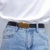 New Korean Belt for Women Retro Metal Buckle for Coat Suit Sweater Shirt with Skirt Tug Waist Seal