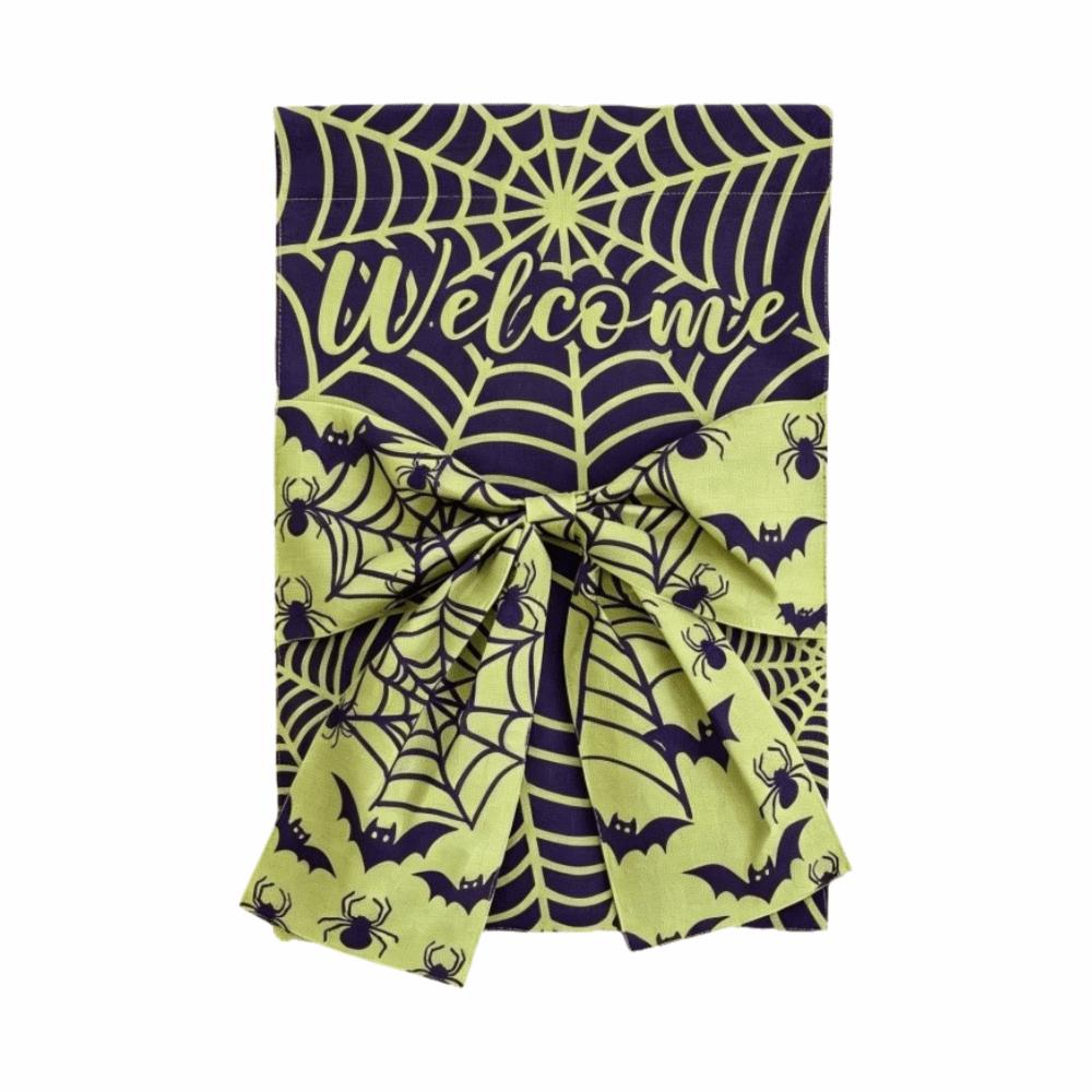 Washable Halloween Decoration Cloth Fall Garden Flag Multiple Styles Sign Outdoor Decoration Deck
