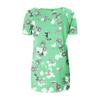 Ladies Short Sleeve Pleated Loose Tops Plus Size Casual Tops V Neck Short Sleeves Casual Summer T Shirts Ladies Tops T Shirts Shirts