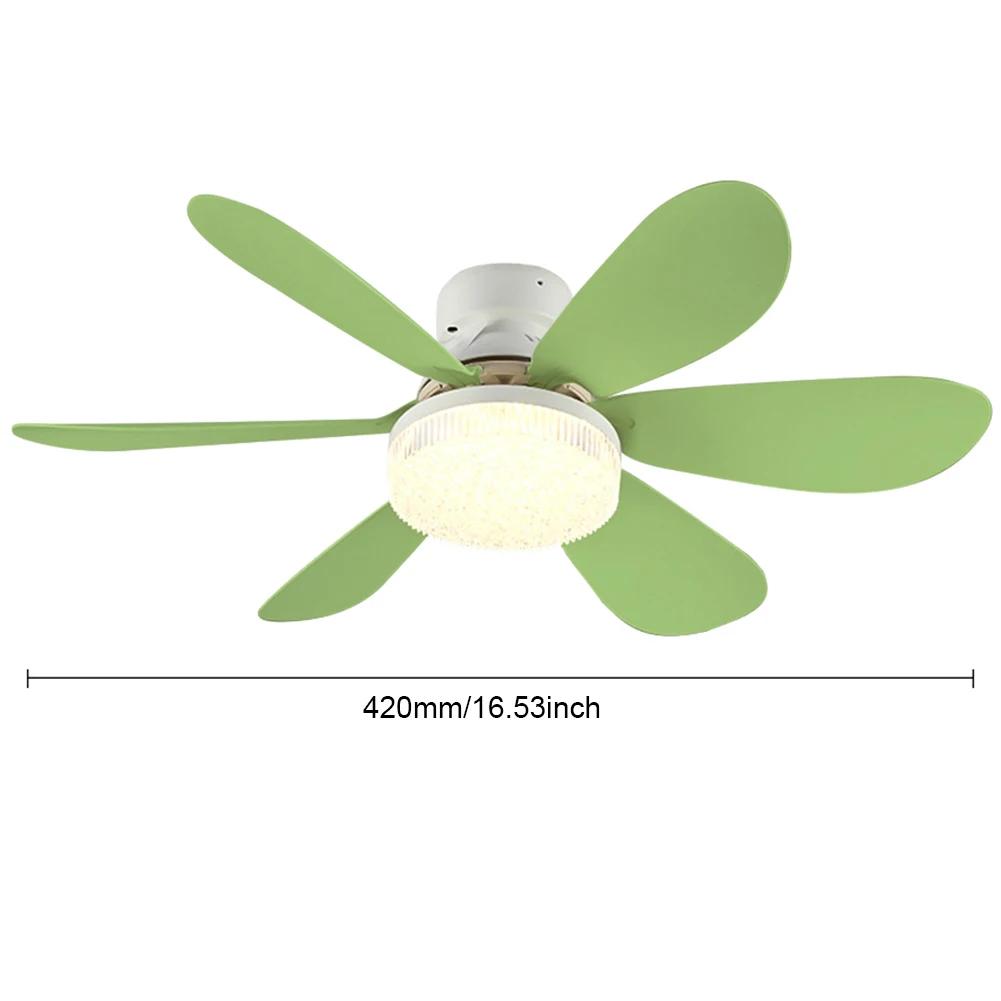 Ventilator cu priză E27 Lumină cu LED Baza E27 42cm Ventilator de tavan LED modern, cu telecomandă, candelabru, ventilator de tavan 3 viteze pentru dormitor, bucătărie