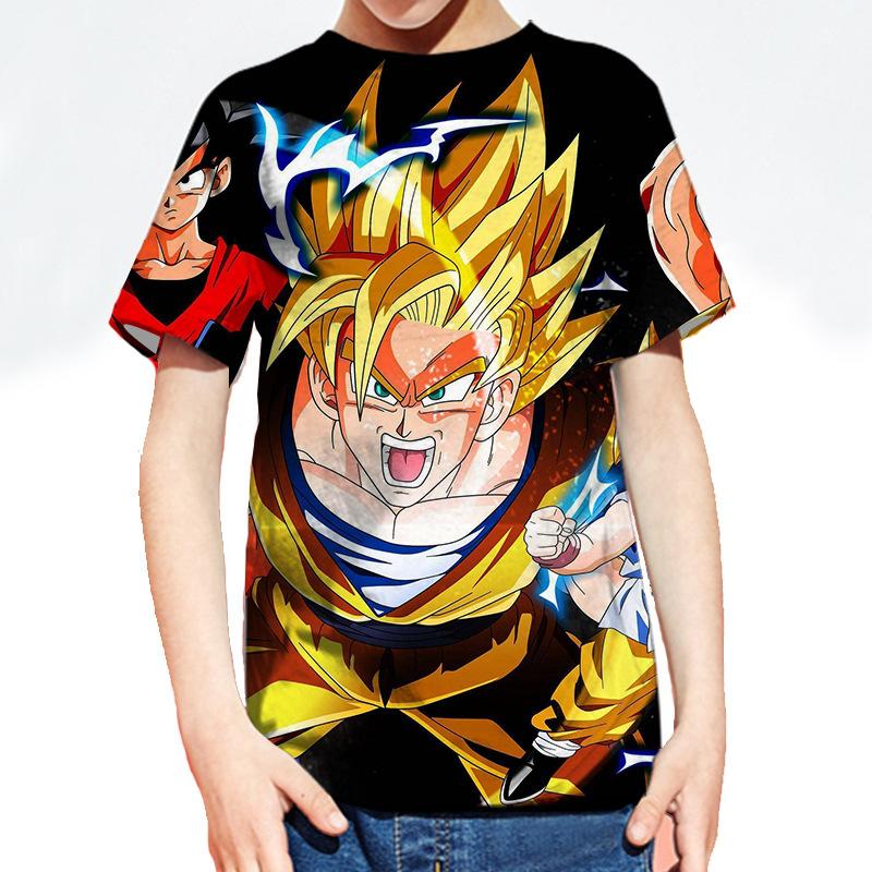 Trendy Pánské Dámské Oblečení Trička Anime Série Dragon Ball 3D Digitální Tisk Trička