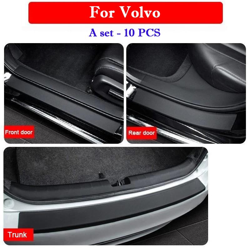 Per Volvo XC40 XC60 XC90 S60 S90 Adesivo Battitacco per Portiera Auto Pellicola Protettiva Antigraffio Impermeabile Striscia di Soglia