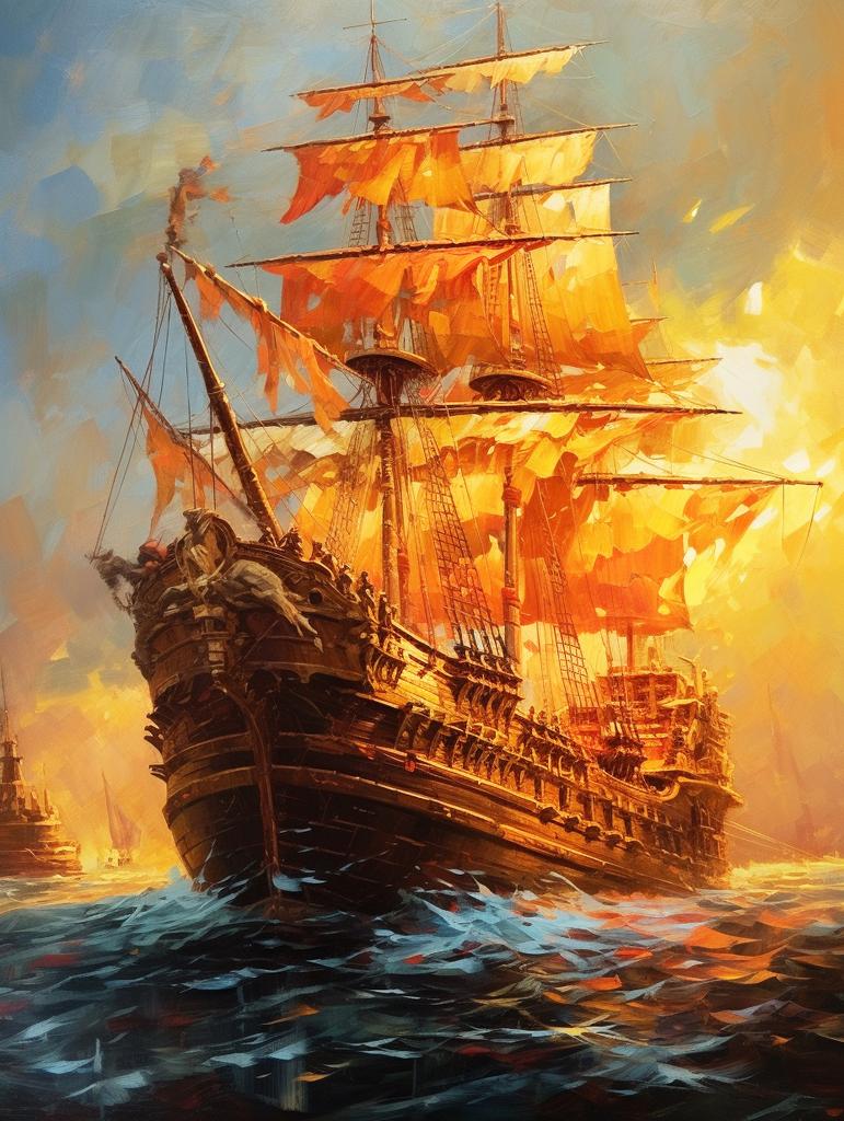 Boat Diamond Painting Sunset Landscape Rhinestones Picture Embroidery Seaside Diamond Mosaic New Arrival Kits Wall Decor