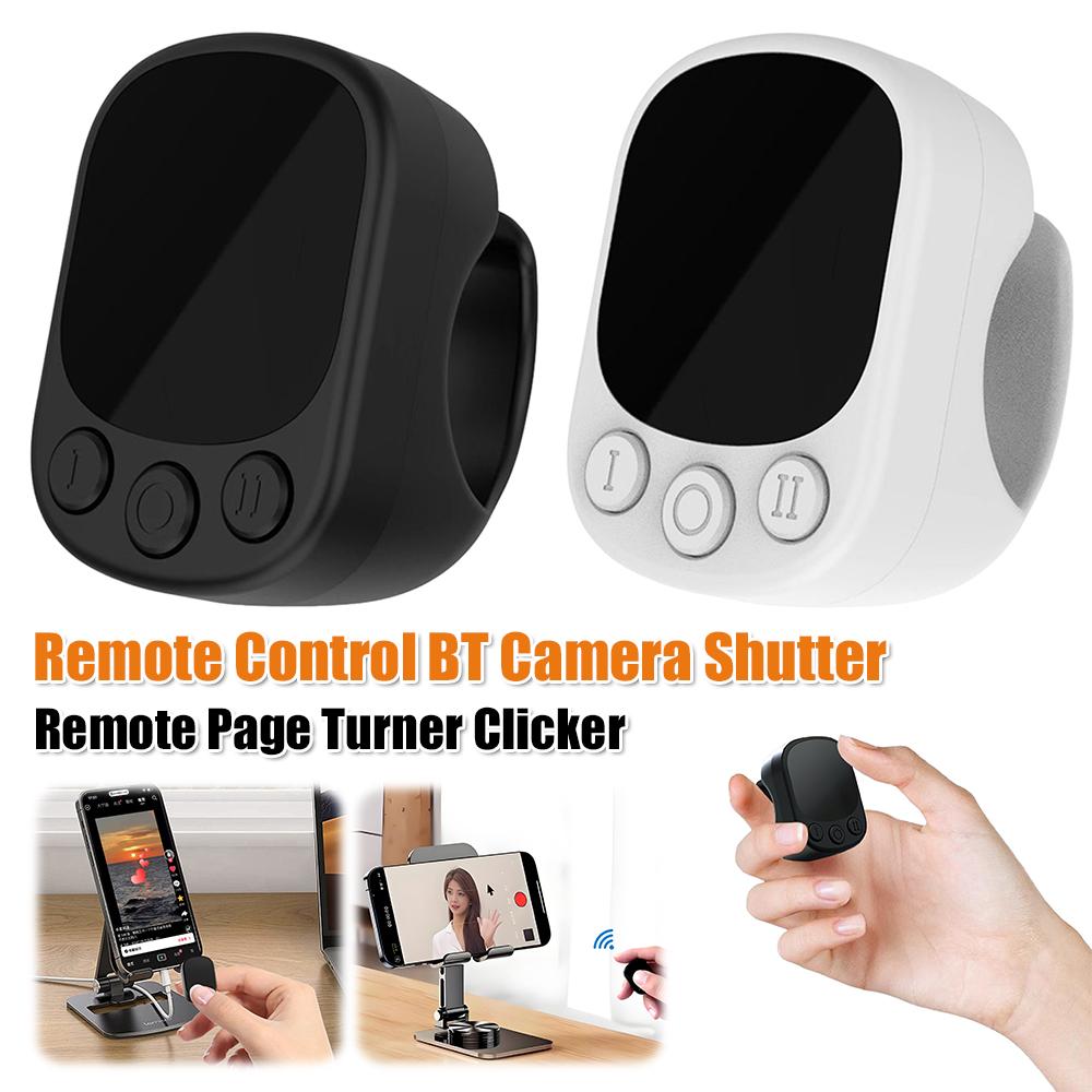Remote Control BT Camera Video Recording Remote Page Turner Clicker Touch Screen Page Turner for iPhone Android Tablet