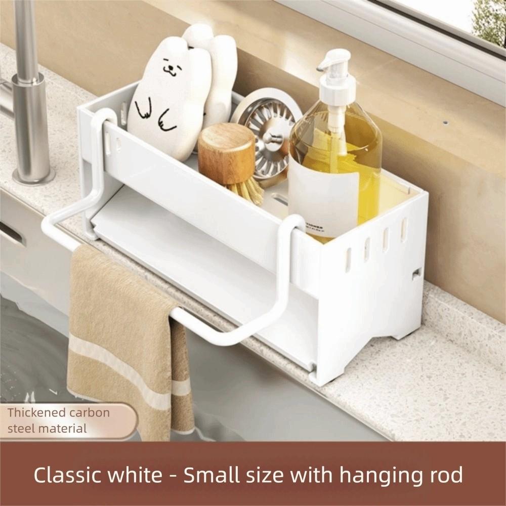 Detachable Kitchen Sink Rack Quick Dry Dishcloth Organizer Sponge Drainer Shelf  Bathroom Use