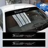 Car Front Windshield Sticker Decal Decoration For Mercedes Benz AMG GLE GLS GLC CLA GLA GLB W204 W205 W203 W210 W213 W169 W176
