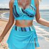 New Style Split Swimsuit for Women, Slim and Sexy Backless Bikini, High-end Crossover Bikini Swimsuit