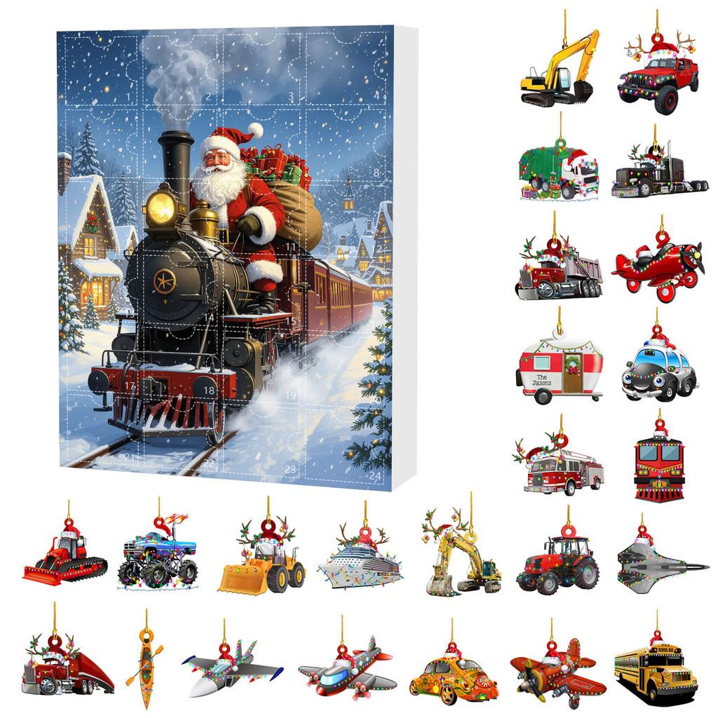 

Santa Christmas Pendant Set With Acrylic Material For Party Decoration And Gift Exchange Style A