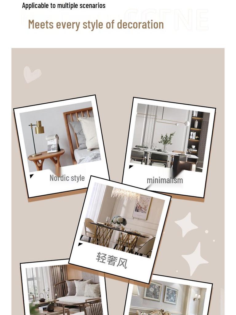 12-Inch Minimalist Light Luxury Wall Clock - Silent Decorative Clock for Home, Living Room or Bedroom