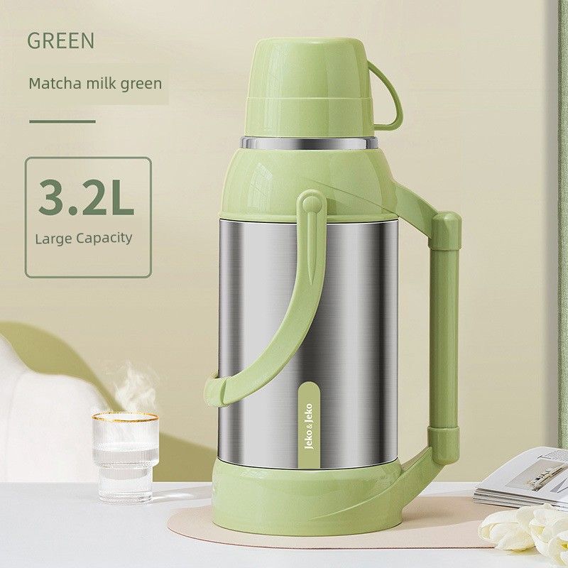 German Import Large Capacity Thermos Cup For Home Stainless Steel Thermos 2L Portable Baby out Kettle New Arrival