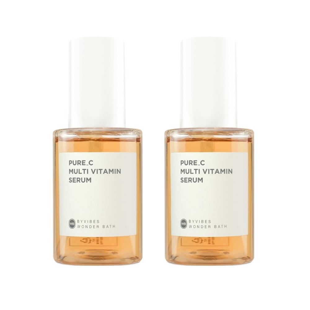 WONDER BATH Pure C Multi Vitamin Serum Brightening & Hydrating Skin Care 100ml x2