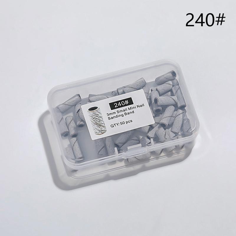 Mini Nail Sanding Bands Mandrel For Manicure Sandpaper Ring Holder Stainless Steel Nail Art Tools Nail Drill Accessories