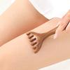 Deer Antlers Meridian Massage Comb with Storage Bag Long Handle Sandalwood Scalp Massager Comb Six-Claw Wide Tooth Body Massage Guasha Scrubber Tool
