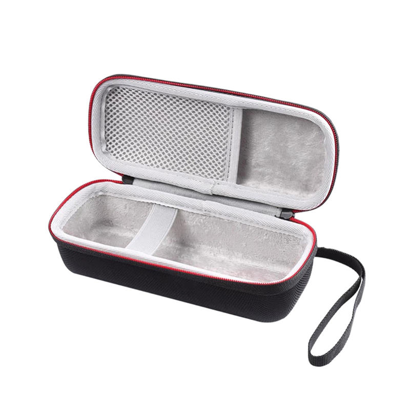 Black Audio Packaging Box Travel Zipper Audio Storage Protective Bag Hard Storage Case For Wireless Sound Box Bags