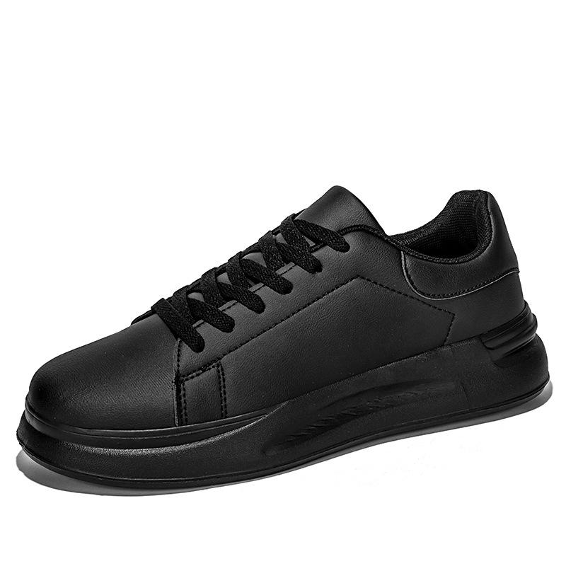 Little white shoes, the same for men and women, spring autumn leather waterproof casual sports shoes, youth casual board shoes