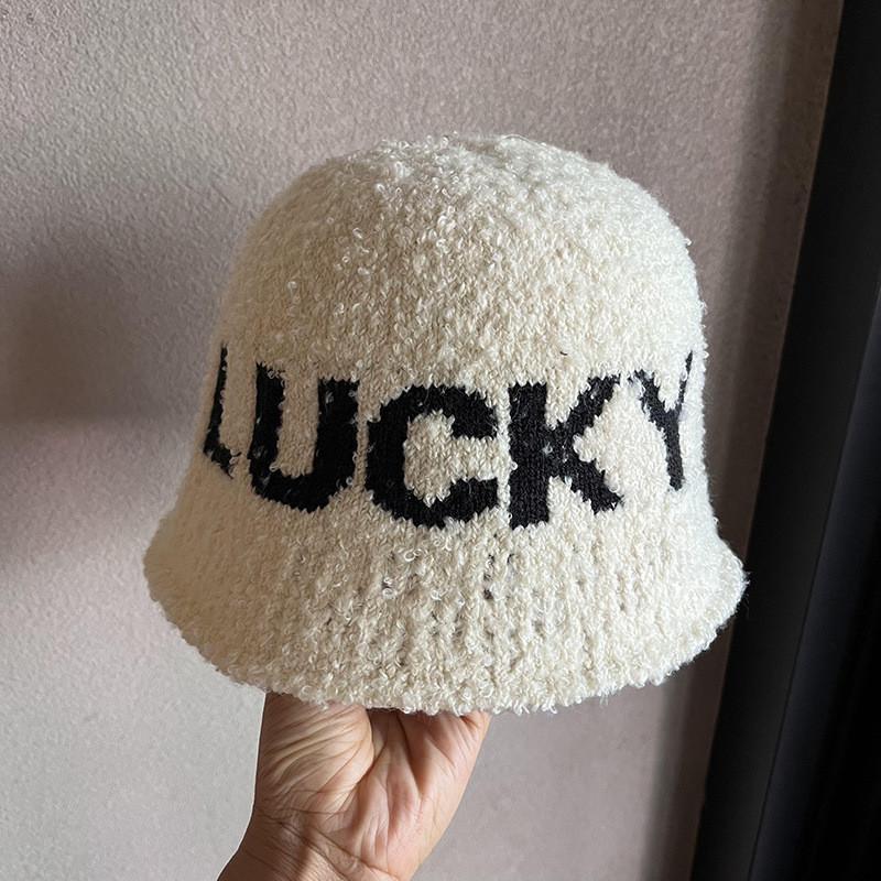 Women Winter Fall Water Bucket Hat Wide Brim Polyester For Fashion Everyday