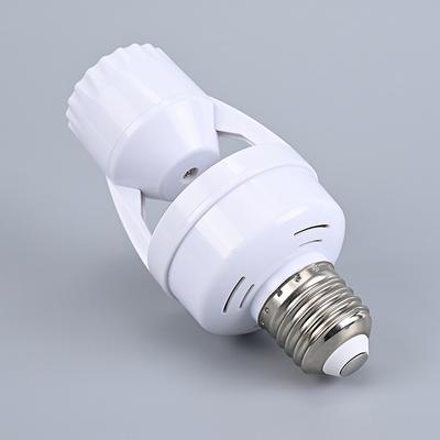 E27 İnsan Vücudu Algılama Lamba Başlığı Soketi Led 100-240V E27 Lamba Tabanı Akıllı Ampul Anahtarı