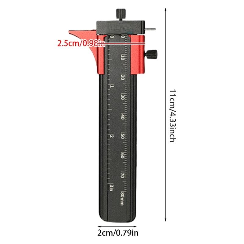 Parallel Scribing Tool Parallel Line Scriber for Woodworking Adjustable Line Carving Tool Isometric Line Engraver