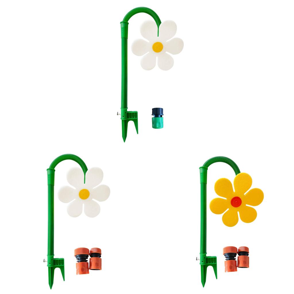 Daisy Sprinkler Head With Rotating Nozzle For Garden Watering And Childrens Play