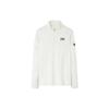 T Shirts Men's White Stand Collar Moderate Straight Fit 152230403-1