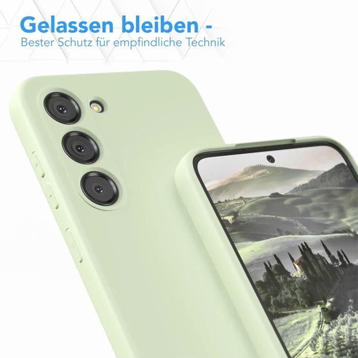 Coque - Samsung - Galaxy S24 Plus - Silicone Liquide - Vert Mat - Ultra Fine - Anti-Rayures