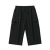 Summer Men's Cargo Shorts Multi-Pockets Sportswear Breathable Quick Dry Calf-Length Capris Pants Loose Breeches Shorts