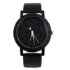 CQ205 Fashion Trendy Men Watch Starry Sky Simple Student Watch Couple Skin Strap Women Watch Casual Clock Gift Watches for Man