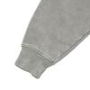 Filluminate Side Seam Pigment Zip Up-Gray