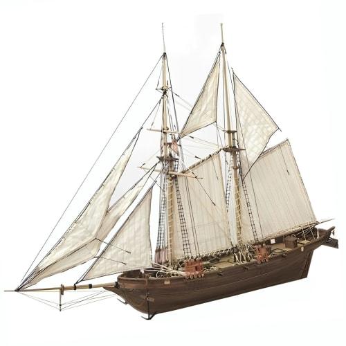 SVBIRKZI Building Model Ship Kit for Adults, 3D Puzzle Wooden Model Marine Decoration, Large Pirate Ship Model Building Kit, Gift for Sailing Enthusia