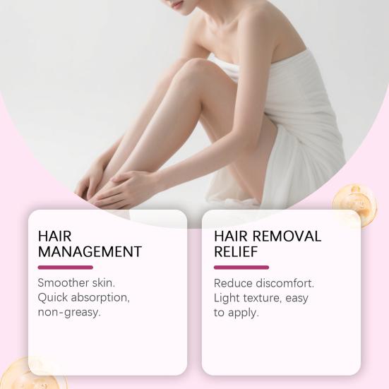1/2Pcs 60ML Cyperus Rotundus Oil Moisturizing Soothing Hair Removal Oil Natural Plants Extract All Skin Types Body Care Essential Oil
