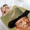 John Wayne the Duke Throw Blanket For Decorative Sofa Luxury Designer Bed covers Soft Big Blankets