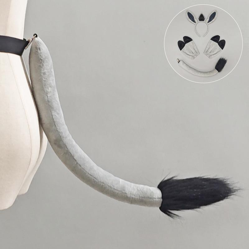 

Хэллоуин животное ободок ободок осла костюм вечеринка детский спектакль реквизит ослиные уши копыто хвост набор