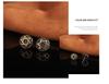 S925 Sterling Silver Vintage Six-Pointed Star Stud Earrings - Unisex, Simple & Versatile